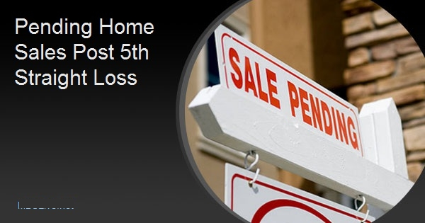 Pending Home Sales Post 5th Straight Loss