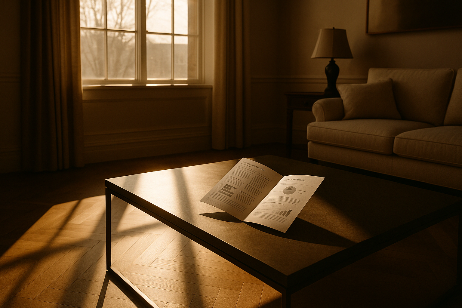 A friendly mortgage loan officer discussing market trends and home financing with clients.