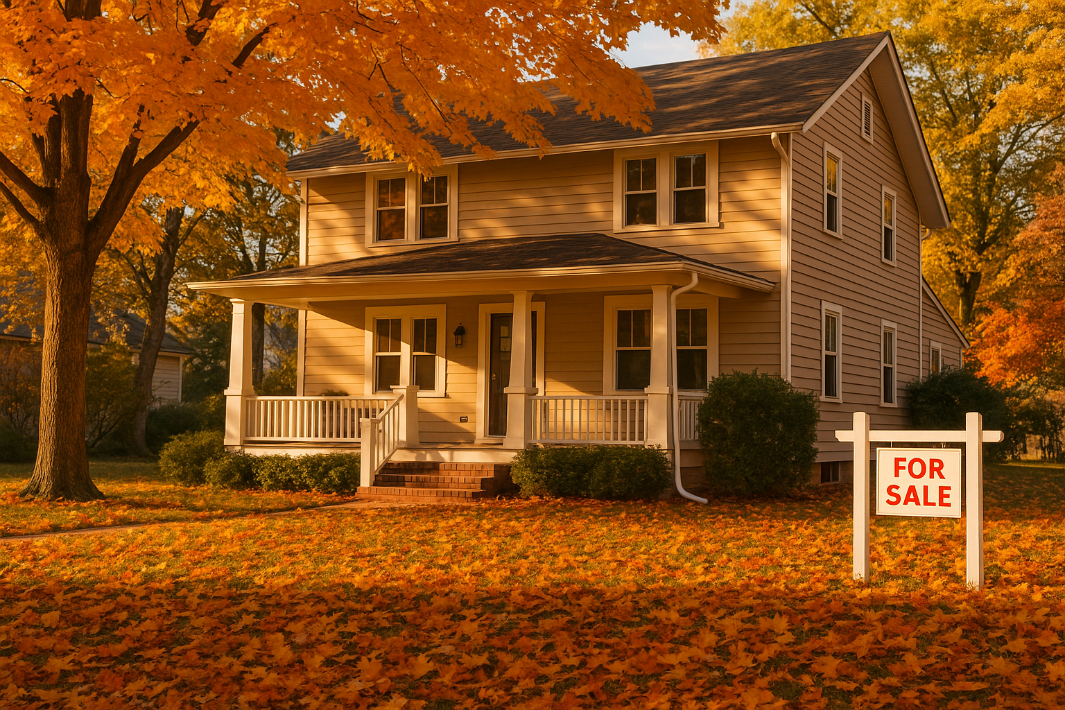 A friendly mortgage loan officer discussing trends with a homebuyer over coffee.