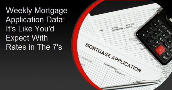 Weekly Mortgage Application Data: It's Like You'd Expect With Rates in The 7's