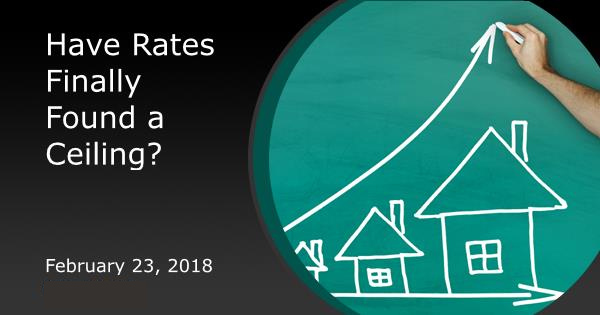 Have Rates Finally Found a Ceiling?