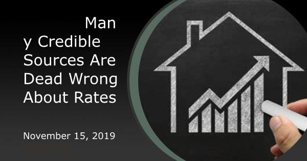 Many Credible Sources Are Dead Wrong About Rates