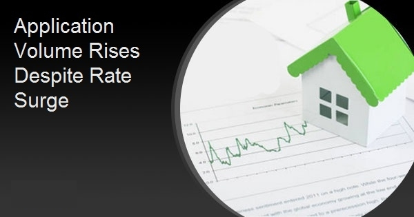 Application Volume Rises Despite Rate Surge