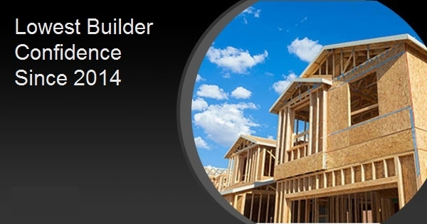 Lowest Builder Confidence Since 2014