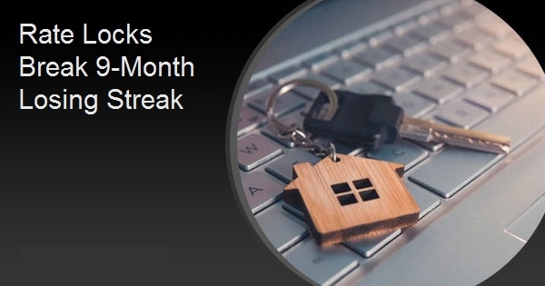 Rate Locks Break 9-Month Losing Streak
